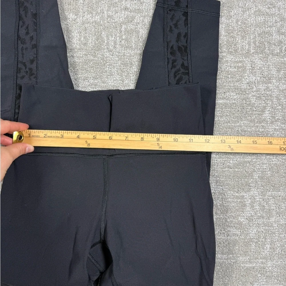 Lululemon Fast N Free Active Work Out Mesh Panel Legging Black Size 6 LW5ARHS
